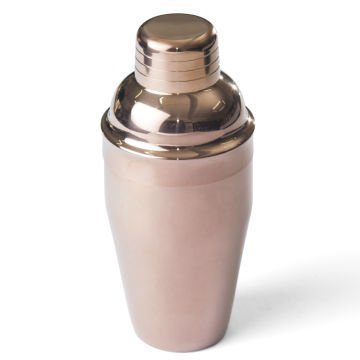 Biradlı Çelik Klasik Kokteyl Shaker Bronz 500 cc - (BRD-500)