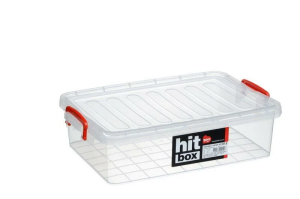 Bora Plastik Hit Box Gıdaya Uygun Kapaklı Saklama Kabı 4,4 lt