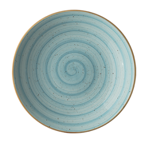 Bonna Aura Aqua Bloom Çukur Tabak 23 cm