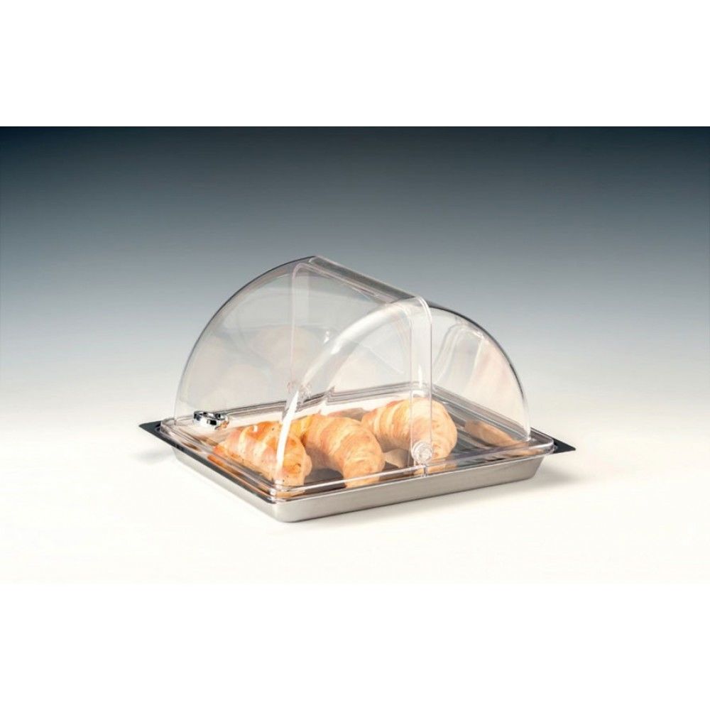 Alkan Polycarbonate Rolltop Storage Container with Lid GN 1/2