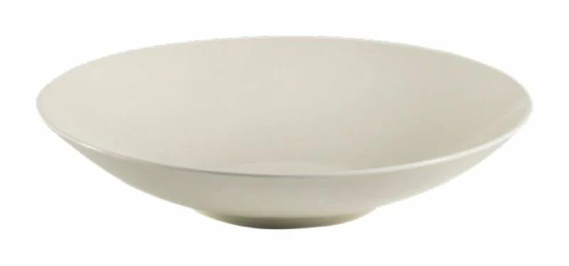 Jumbo Porselen Vals Çukur Tabak 25 cm