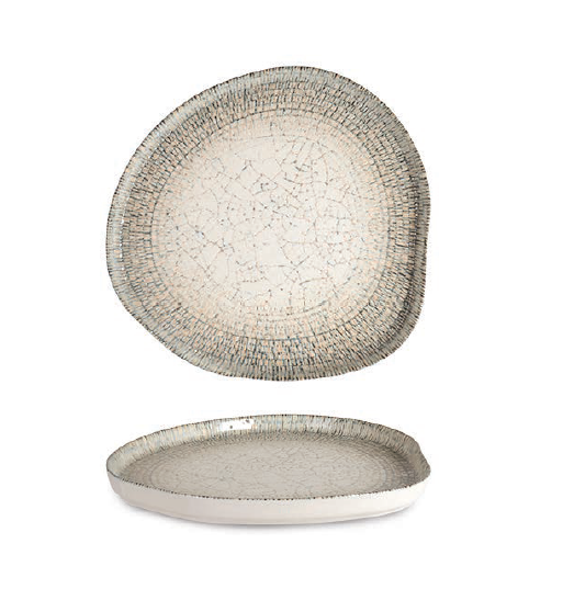 Rinart Porselen Olmeca Nordic Organik Vogue Düz Tabak 20 cm