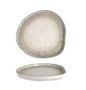 Rinart Porselen Olmeca Nordic Organik Vogue Düz Tabak 20 cm
