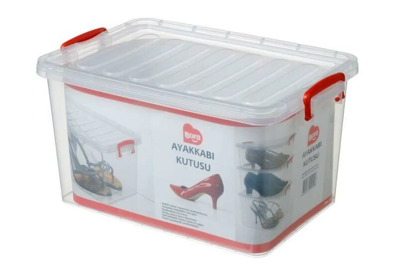 Bora Plastik Hit Box Gıdaya Uygun Kapaklı Saklama Kabı 9,4 lt