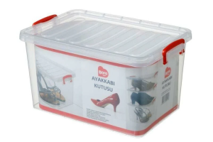 Bora Plastik Hit Box Gıdaya Uygun Kapaklı Saklama Kabı 9,4 lt