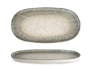 Rinart Porselen Olmeca Toledo Oval Düz Tabak 30x15 cm