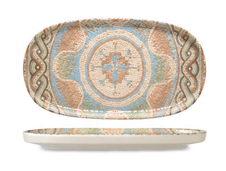 Rinart Porselen Celest Toledo Oval Tabak Derin 31x5x17,5 cm
