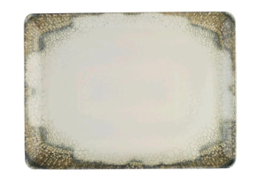 Kütahya Porselen Eye Focus Düz Tabak 27x20 cm