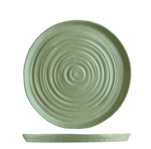 Kütahya Porselen Organic Düz Tabak Yeşil 30 cm