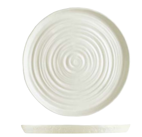 Kütahya Porselen Organic Düz Tabak Krem 30 cm