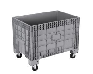 Hipaş Plastik Çamaşır Arabası 270 LT Gri K-400-T