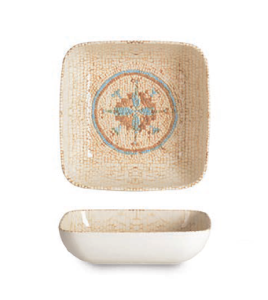 Rinart Porselen Celest Nordic Dikdörtgen Verano Çukur Tabak 20 cm