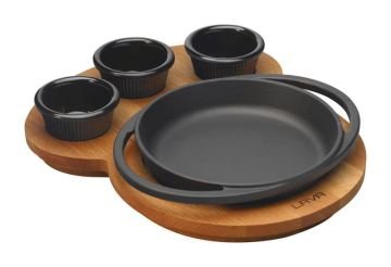 Lava Round Pan with Handle Presentation Set 29.6x25x4.3 cm