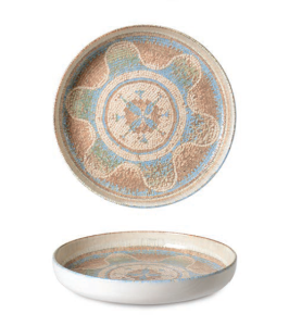 Rinart Porselen Celest Toledo Çukur Tabak 17 cm