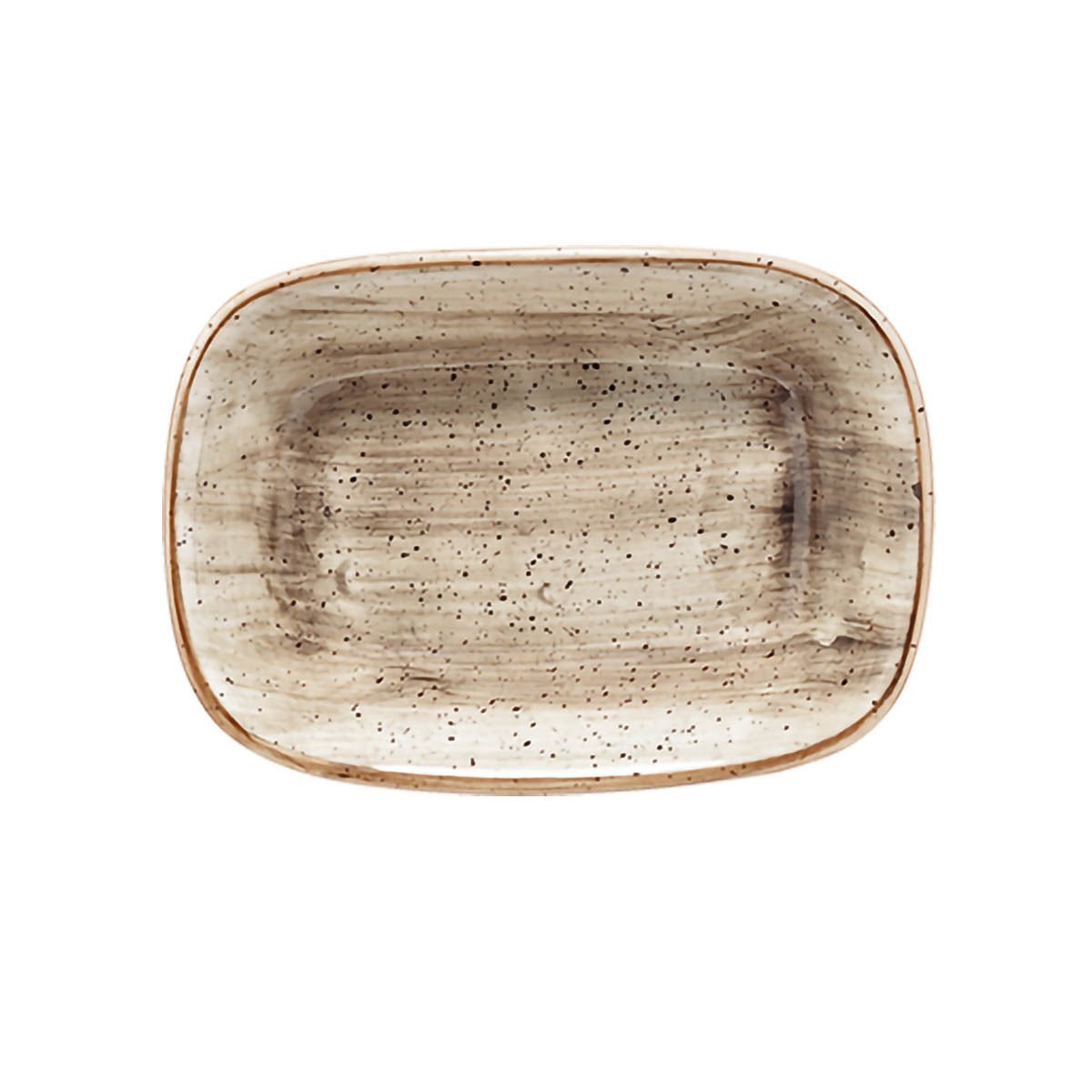 Bonna Aura Terrain Dik Kayık Tabak 14x10 cm