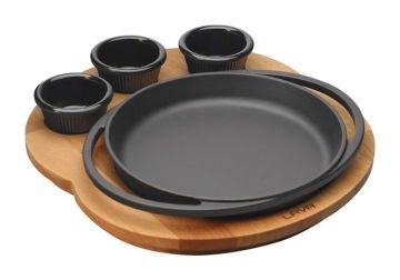 Lava Round Pan with Handle Presentation Set 30x28x4 cm