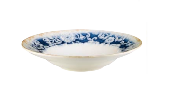 Kütahya Porselen Blue Blanc Makarna Tabak 27 cm
