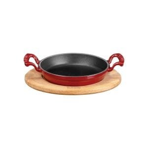 Lava Kulplu Yuvarlak Sahan Sunum Seti Ø 20 cm