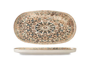 Rinart Porselen Aztec Toledo Oval Tabak Derin 16x8,5 cm