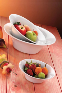 Kütahya Porselen Açık Büfe Meyvelik 18 cm