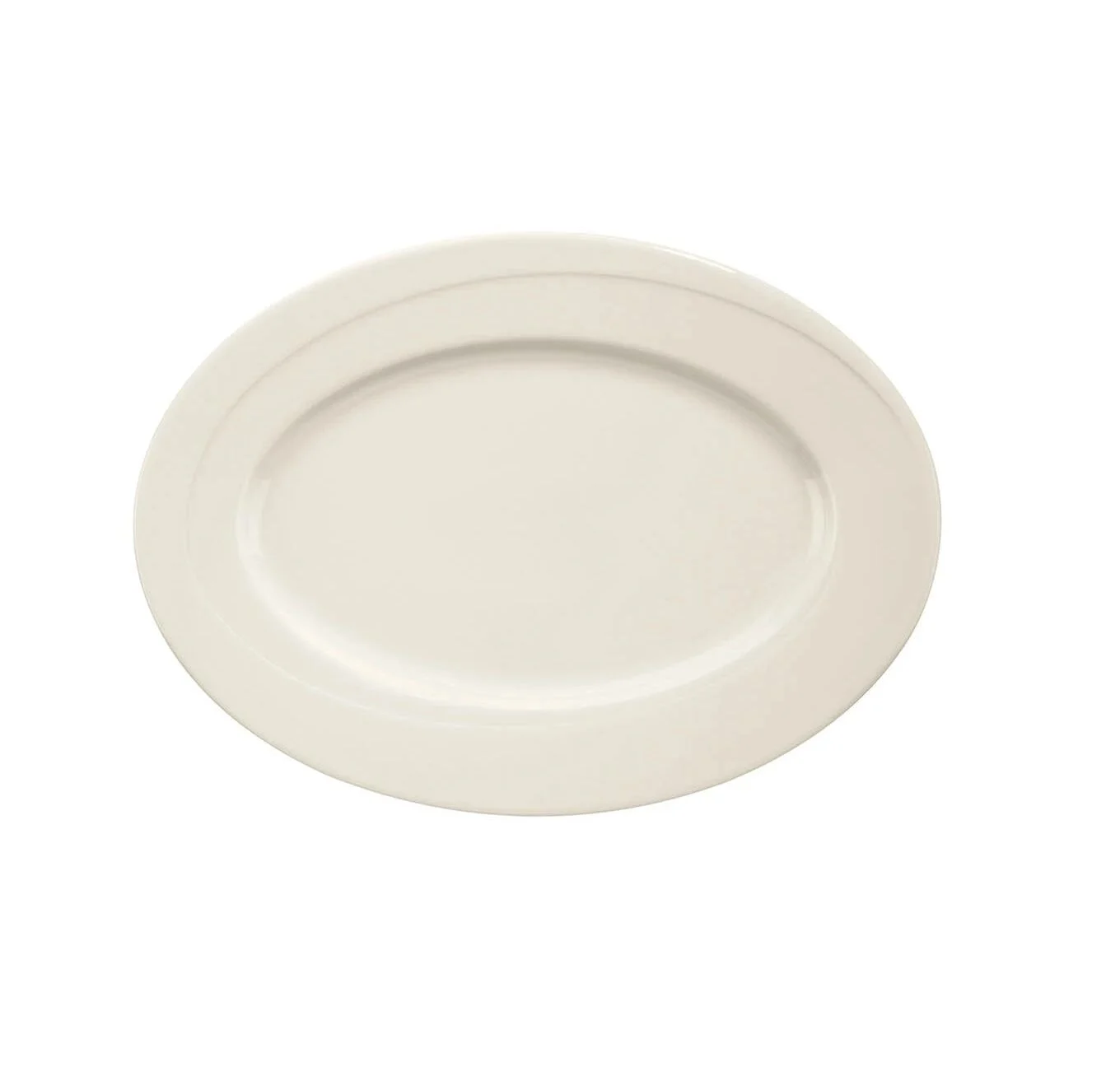 Kütahya Porselen Bone Horeca Line Kayık Tabak 22 cm