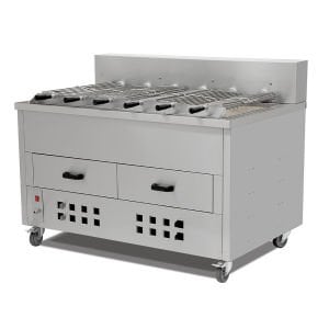 Empero Kömürlü Yatay Piliç Kızartma Makinesi - 6YI
