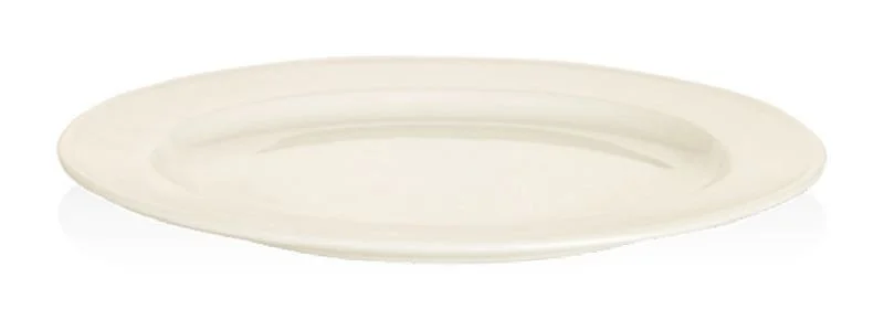 Güral Porselen Delta Krem Kayık Tabak 34x24 cm