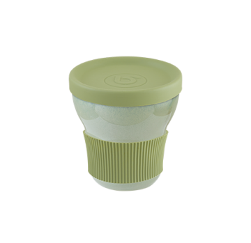 Bonna Softline Sage Silikon Kapak ve Tutacaklı Kupa 300 cc