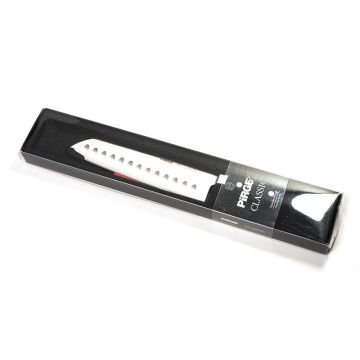 Pirge Classic Santoku Knife Slotted 18 cm BLACK - 49009