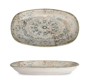 Rinart Porselen Fade Valencia Oval Tabak 25,4x15 cm