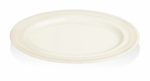 Güral Porselen Lizbon Krem Düz Tabak 27 cm