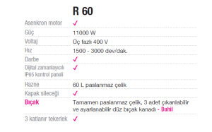 Robot Coupe Parçalayıcı Mikser - R 60