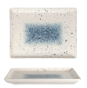 Rinart Porselen Splash Flora Dikdörtgen Servis Tabağı 30x22 cm