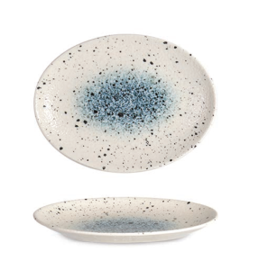 Rinart Porselen Splash Elips Oval Tabak 30,6x20,2 cm