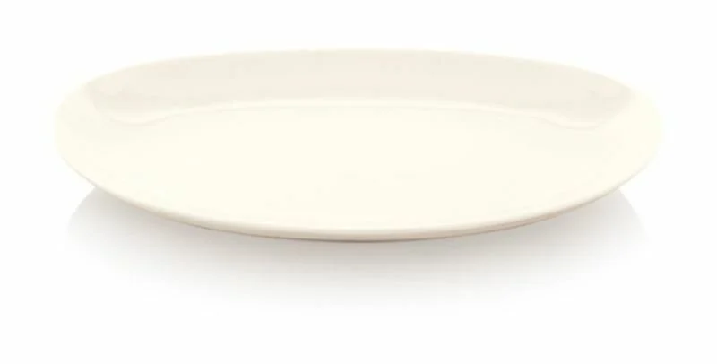 Güral Porselen Atina Krem Kayık Tabak 25x15 cm