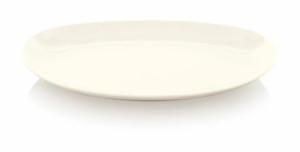 Güral Porselen Atina Krem Kayık Tabak 25x15 cm