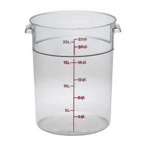 Cambro Camwear® Yuvarlak Saklama Kapları 20,8 lt