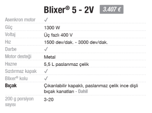 Robot Coupe Blixer® 5 - 2V