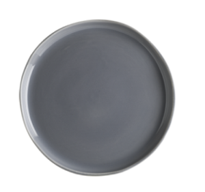 Bonna Gris Cras Düz Tabak 25 cm