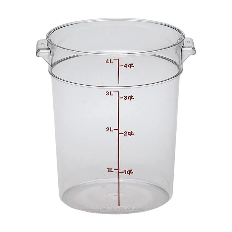 Cambro Camwear® Yuvarlak Saklama Kapları 3,8 lt
