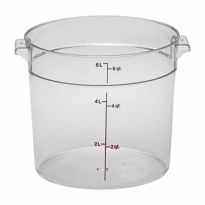 Cambro Camwear® Yuvarlak Saklama Kapları 5,7 lt