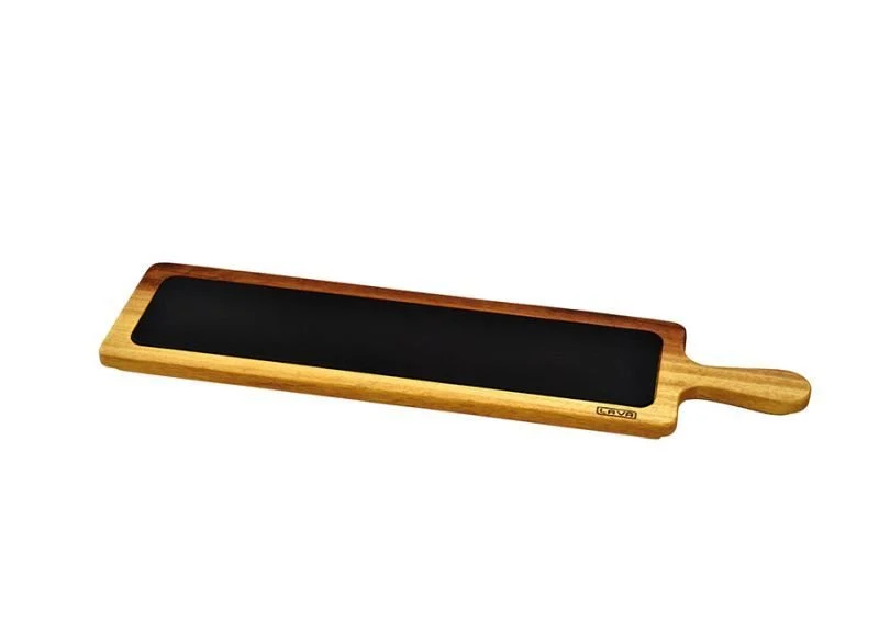 Lava Hot Plate Döküm Demir Sunum Seti 60x15 cm