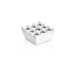 Külsan Melamine Kapaklı Kül Tablası Beyaz