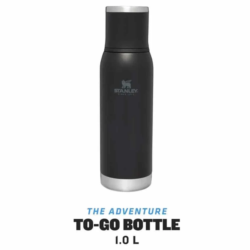 THE ADVENTURE TO GO BOTTLE 1.0L  1.1 QT BLACK 10-10819-010  1210001904125