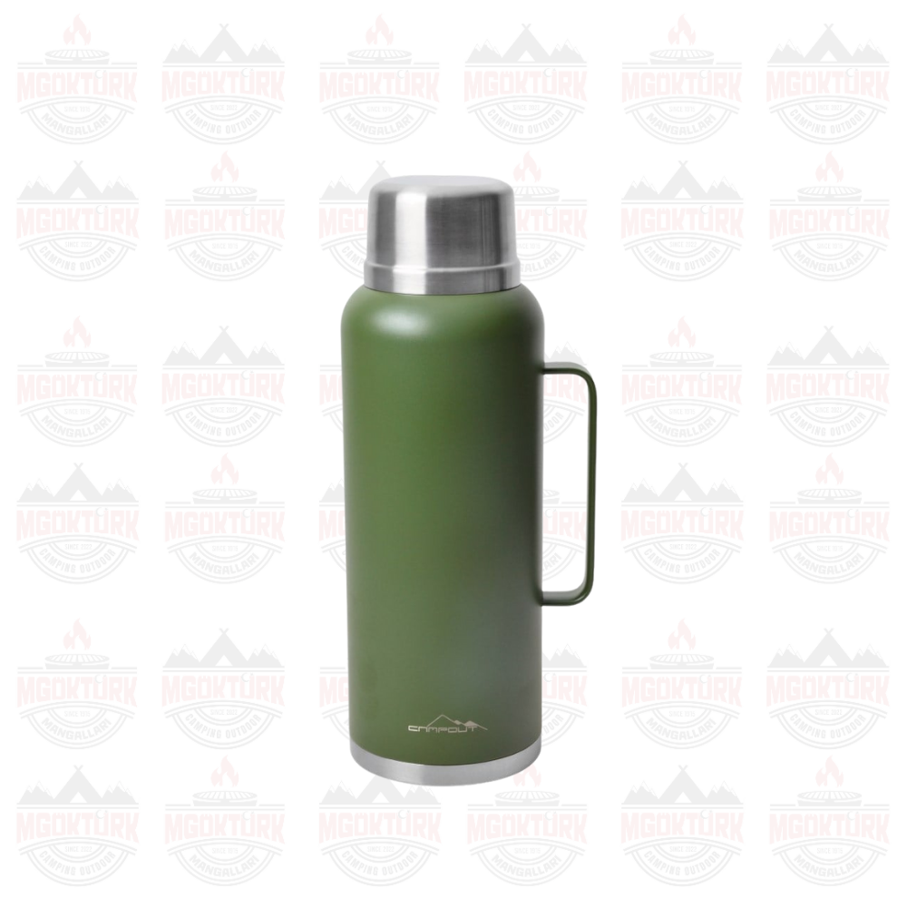 ÇİFT KATMANLI TERMOS YEŞİL 2600 ML