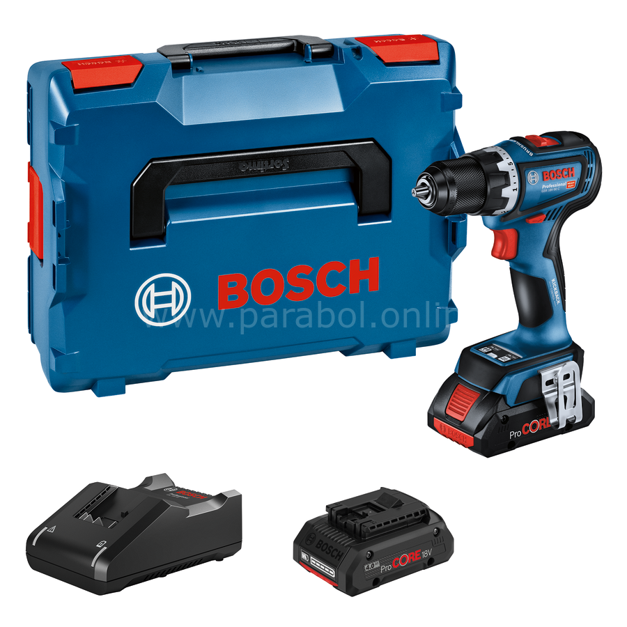 Bosch GSR 18V-90 C Çift Akülü 5 Ah Vidalama Makinesi