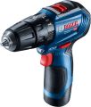 Bosch GSB 12V-30 Çift Akülü 2 Ah Darbeli Vidalama Makinesi