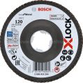 Bosch - X-LOCK - 125 mm 120 Kum Best Serisi Metal Flap Disk