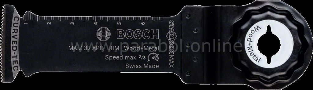 Bosch - Starlock Max - MAIZ 32 APB - BIM Ahşap ve Metal İçin Daldırmalı Testere Bıçağı 10'lu