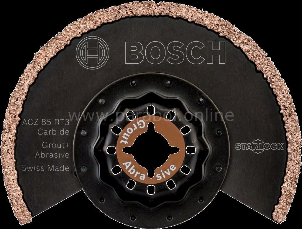 Bosch - Starlock - ACZ 85 RT3 - Carbide RIFF Zımpara Uçlu Segman Testere Bıçağı 30 Kum Kalınlığı 10'lu